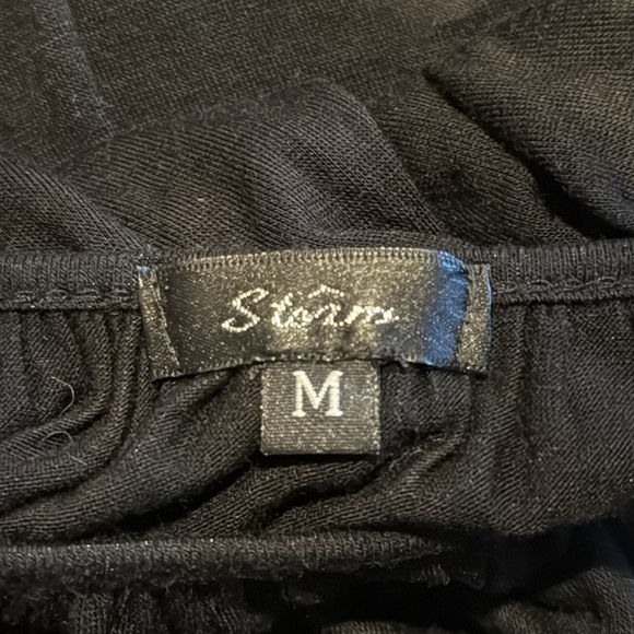 Storm Women’s Medium Oversized Big Sleeve Butterfly Elastic Wide Neckline Blouse - Picture 6 of 7